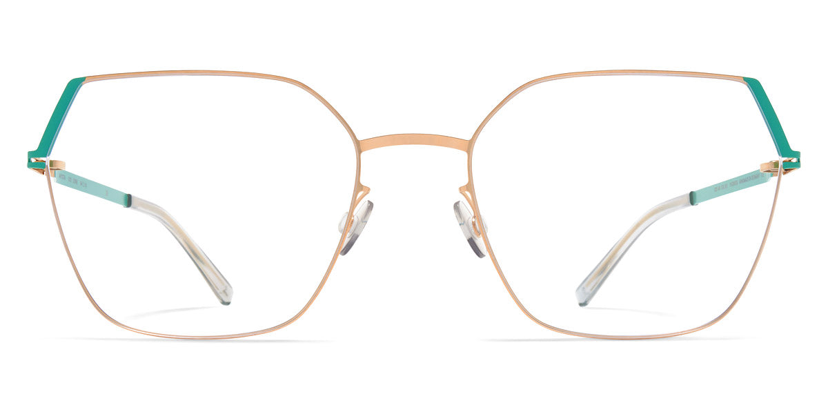 Mykita® STINE MYK STINE Champagne Gold/Jade Green 54 - Champagne Gold/Jade Green Eyeglasses
