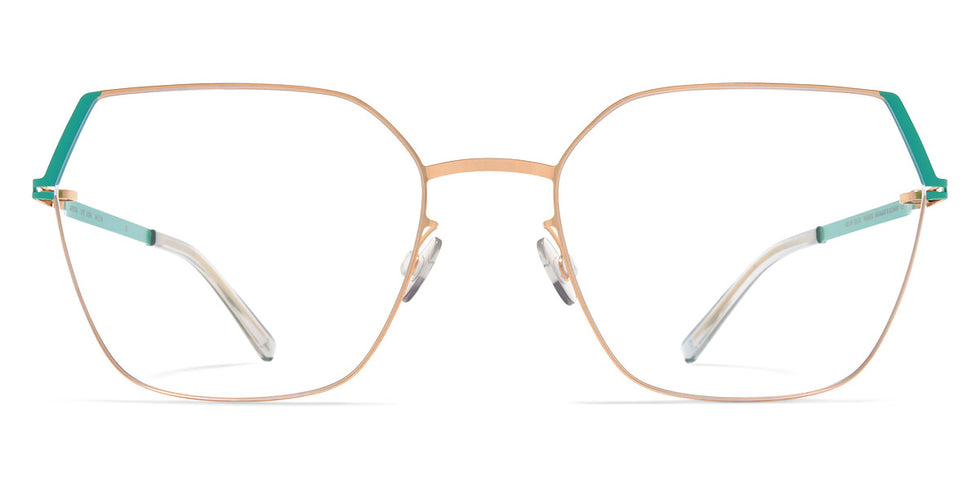 Mykita® STINE MYK STINE Champagne Gold/Jade Green 54 - Champagne Gold/Jade Green Eyeglasses