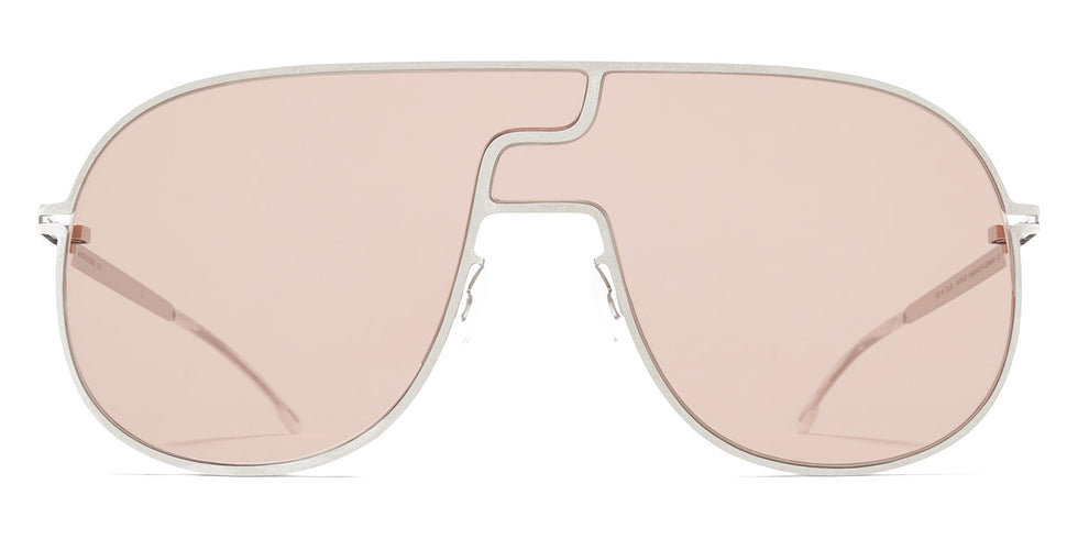 Mykita® STUDIO12.1 MYK STUDIO12.1 Shiny Silver / Nude Solid 135 - Shiny Silver / Nude Solid Sunglasses