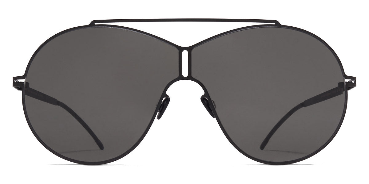 Mykita® STUDIO12.5 MYK STUDIO12.5 Black / Dark Grey Solid Shield 64 - Black / Dark Grey Solid Shield Sunglasses