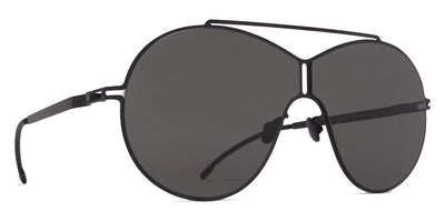 Mykita® STUDIO12.5 MYK STUDIO12.5 Black / Dark Grey Solid Shield 64 - Black / Dark Grey Solid Shield Sunglasses