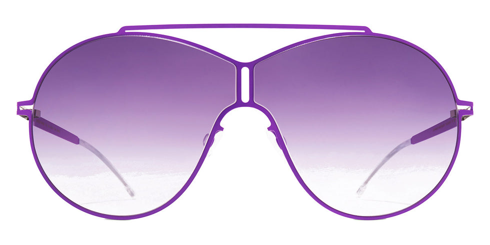 Mykita® STUDIO12.5 MYK STUDIO12.5 Bright Clover / Dark Blue Gradient Shield 64 - Bright Clover / Dark Blue Gradient Shield Sunglasses