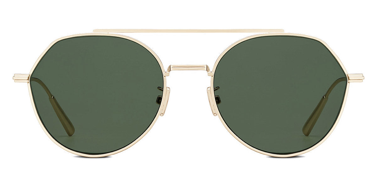 Dior® Diorblacksuit R6U CD DRBLKSUIT R6U B0C0 54 - Shiny Light Nickeltin Lenses Green Organic B0C0 Sunglasses