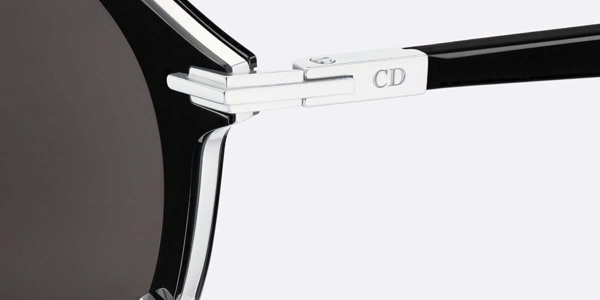 Dior® Diorblacksuit R7U CD DIORBLKSUIT R7U 10A0 50 - Shiny Black Lenses Grey Organic 10A0 Sunglasses