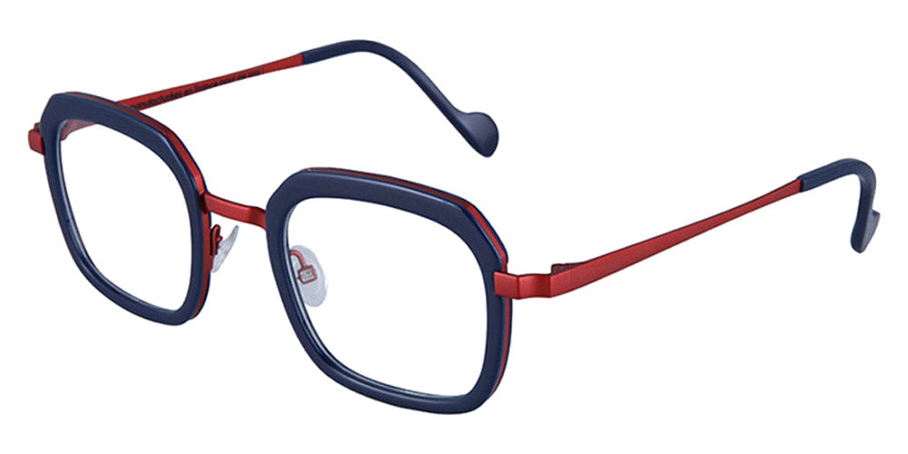 NaoNed® Taveeg NAO Taveeg 67BG 49 - 67BG Opaque Navy Blue/Matt Brick Orange Eyeglasses