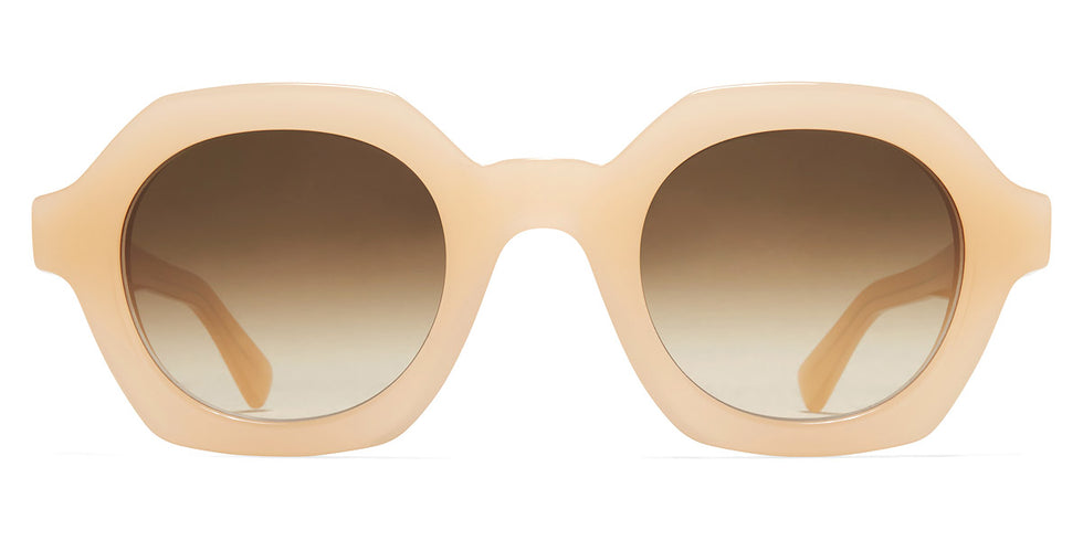 Mykita® TESHI MYK TESHI C188 Blonde/Shiny Silver / Raw Brown Gradient 47 - C188 Blonde/Shiny Silver / Raw Brown Gradient Sunglasses