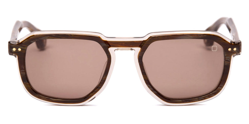 Blake Kuwahara® THAYER SUN BLK THAYER SUN BROWN HORN 54 - Brown Horn Sunglasses