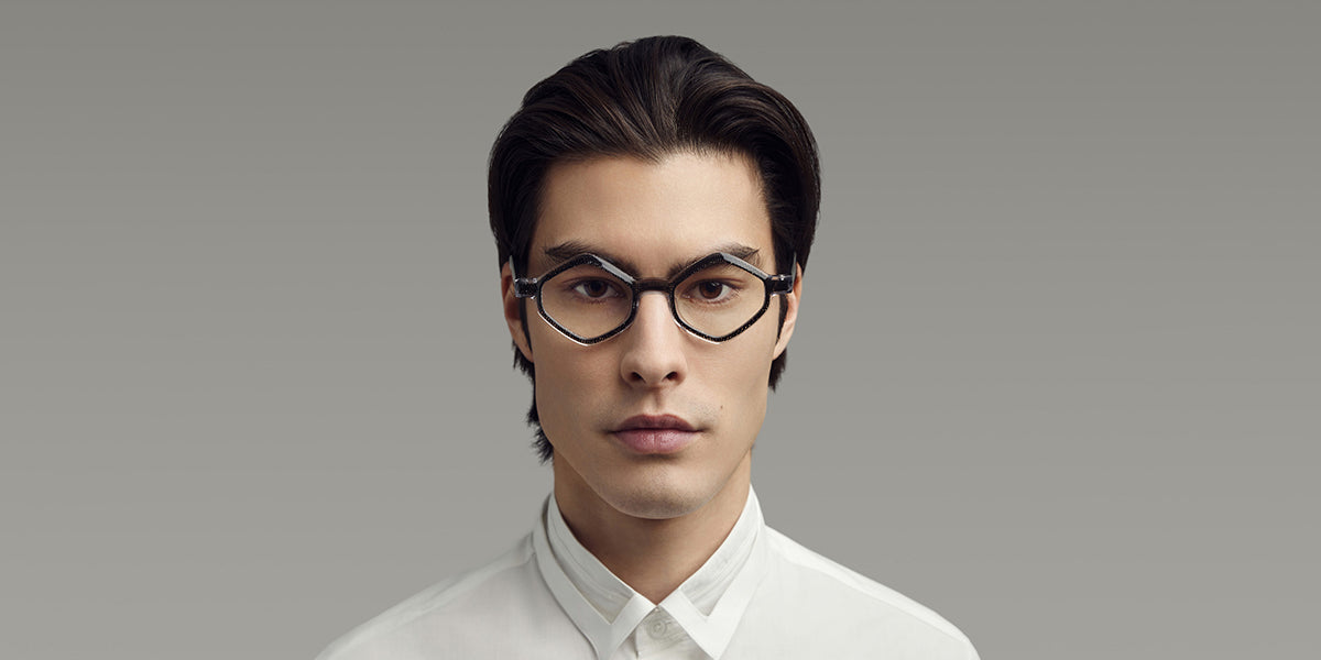 Blake Kuwahara® THORNE BLACK WEAVE Eyeglasses
