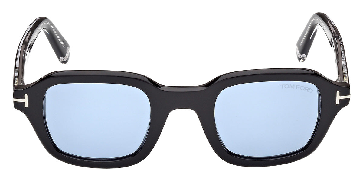 Tom Ford® TI0021 Sunglasses TI0021 01V 46 - 01V - Shiny Black/Shiny Black