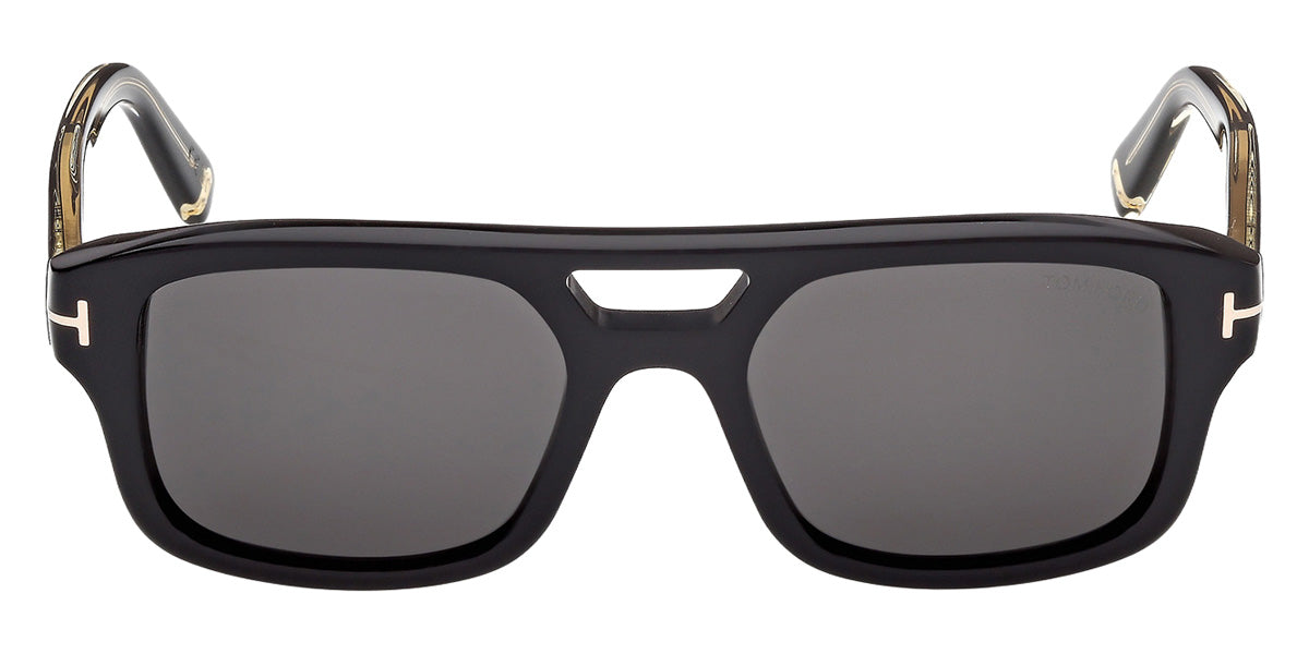 Tom Ford® TI0022 Sunglasses TI0022 01A 53 - 01A - Shiny Black/Shiny Black
