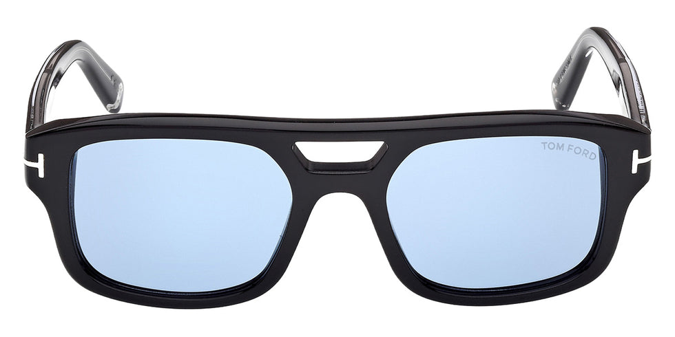 Tom Ford® TI0022 Sunglasses TI0022 01V 53 - 01V - Shiny Black/Shiny Black