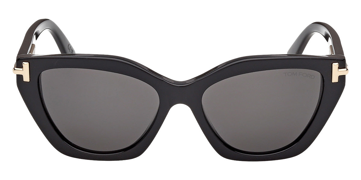 Tom Ford® TI0024 Sunglasses TI0024 01A 55 - 01A - Shiny Black/Shiny Black