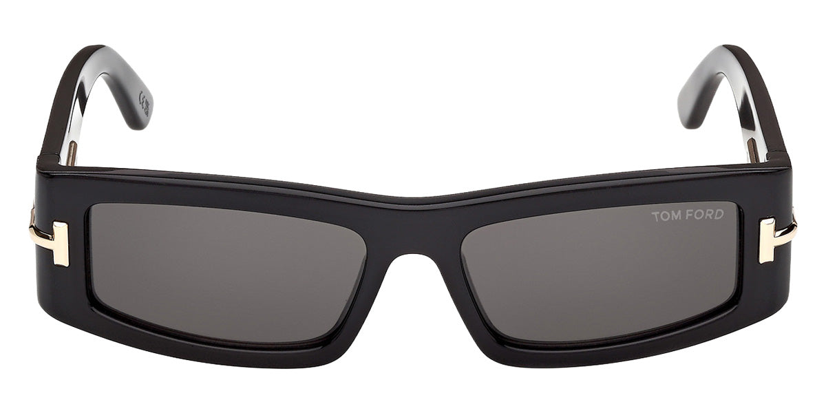 Tom Ford® TI0026 Sunglasses TI0026 01A 54 - 01A - Shiny Black/Shiny Black