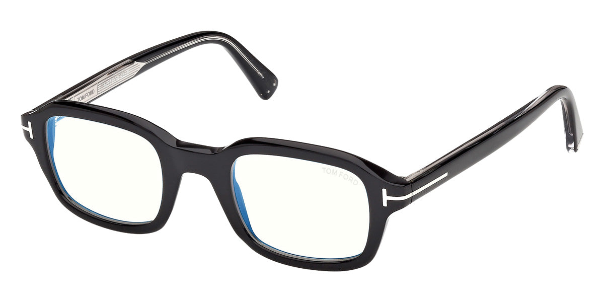 Tom Ford® TI5013-B Eyeglasses TI5013-B 005 47 - 005 - Shiny Black/Shiny Black