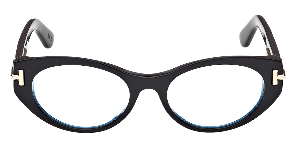 Tom Ford® TI5015-B Eyeglasses TI5015-B 001 53 - 001 - Shiny Black/Shiny Black