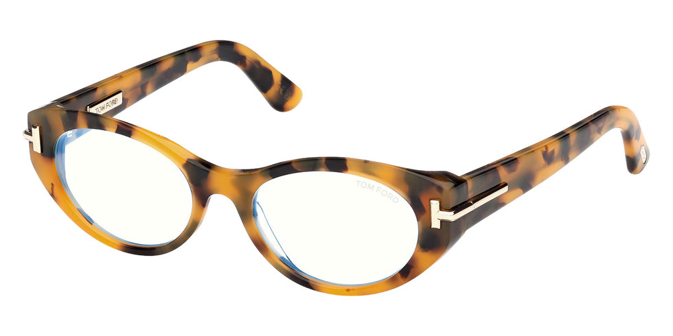 Tom Ford® TI5015-B Eyeglasses TI5015-B 055 53 - 055 - Coloured Havana/Coloured Havana