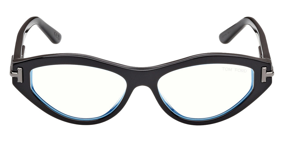 Tom Ford® TI5016-B Eyeglasses TI5016-B 005 54 - 005 - Shiny Black/Shiny Black