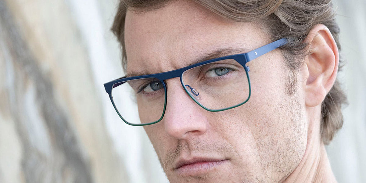 Blackfin® TRENTON BLF TRENTON 956 55 - Gunmetal Grey/Olympic Blue Eyeglasses