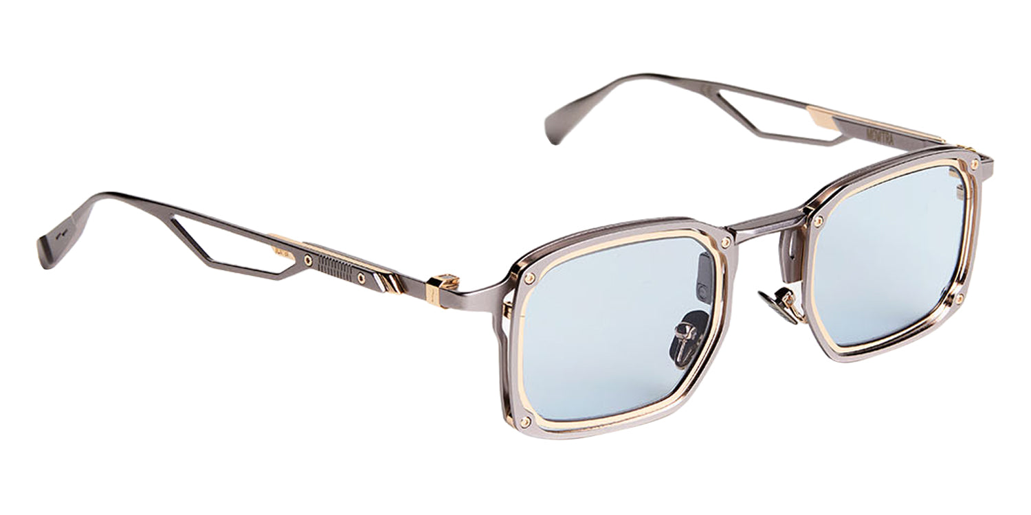 Movitra® Trinitas 02 MVT Trinitas 02 Polished Light Gold 46 - Polished Light Gold Eyeglasses