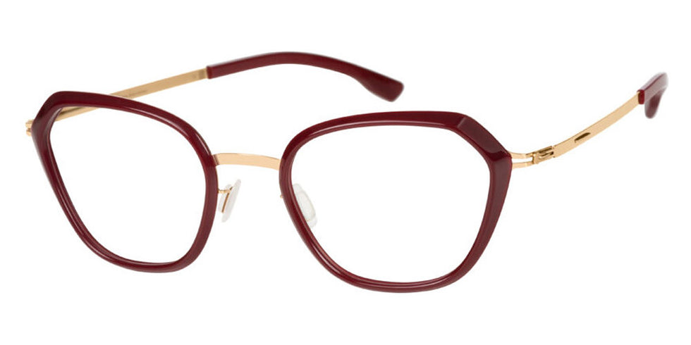 Ic! Berlin® Vayu ICB Vayu IC5090 028 51 - Rose-Gold-Burgundy Eyeglasses