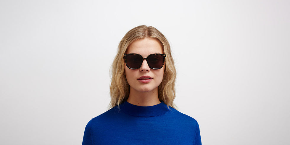 Mykita® VISKA MYK VISKA C22 Antigua/Champagne Gold / Brown Solid 53 - C22 Antigua/Champagne Gold / Brown Solid Sunglasses