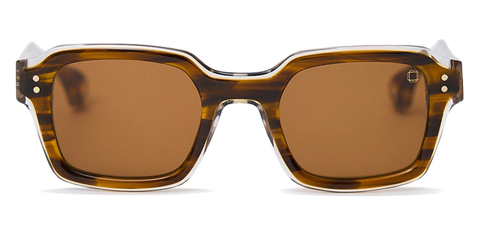 Blake Kuwahara® WAGNER SUN BLK WAGNER SUN LIGHT BROWN HORN 49 - Light Brown Horn Sunglasses