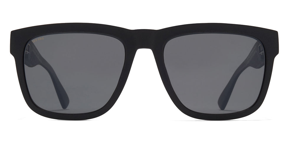 Mykita® WAVE MYK WAVE MD1 Pitch Black / Polarized Pro Hi-Con Grey 56 - MD1 Pitch Black / Polarized Pro Hi-Con Grey Sunglasses