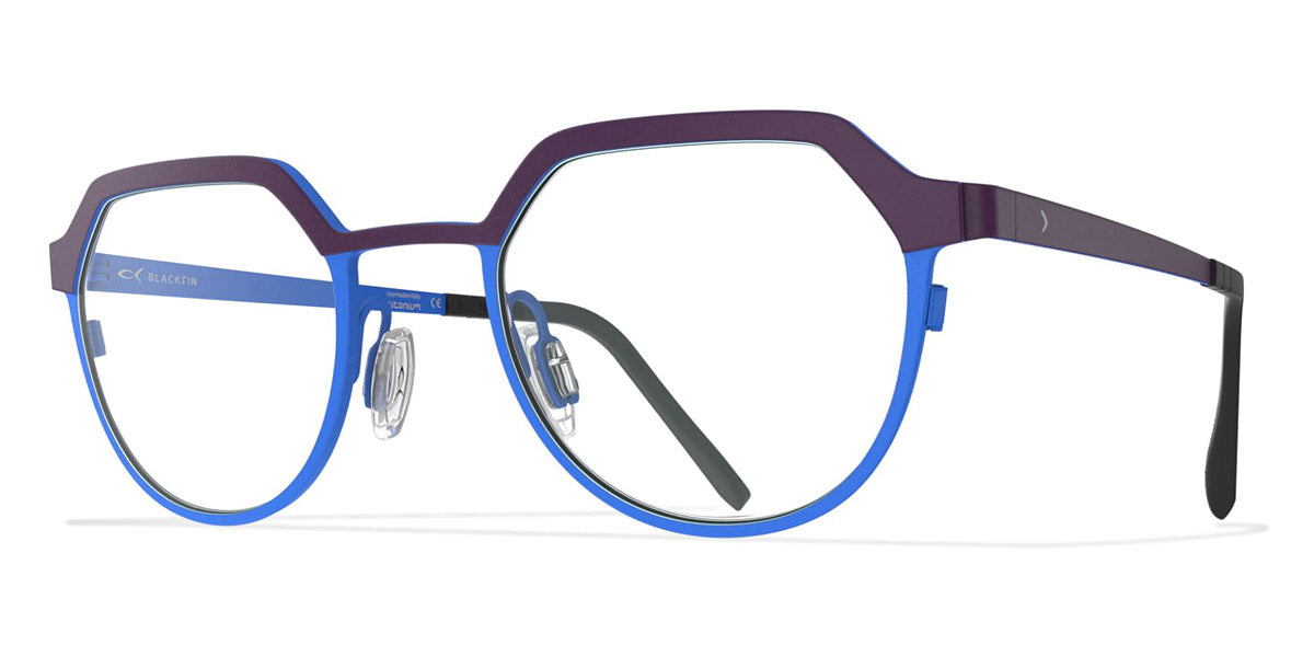 Blackfin® WELLS BLF WELLS 1441 46 - Purple/Blue Eyeglasses