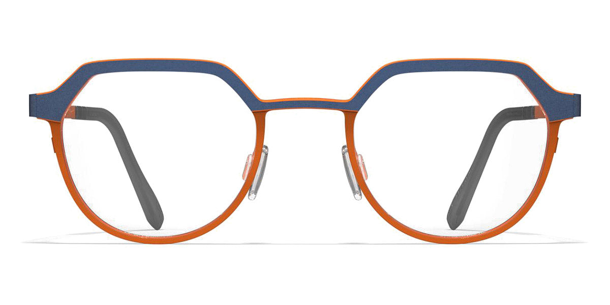 Blackfin® WELLS BLF WELLS 1550 46 - Storm Navy Blue/Sunset Orange Eyeglasses