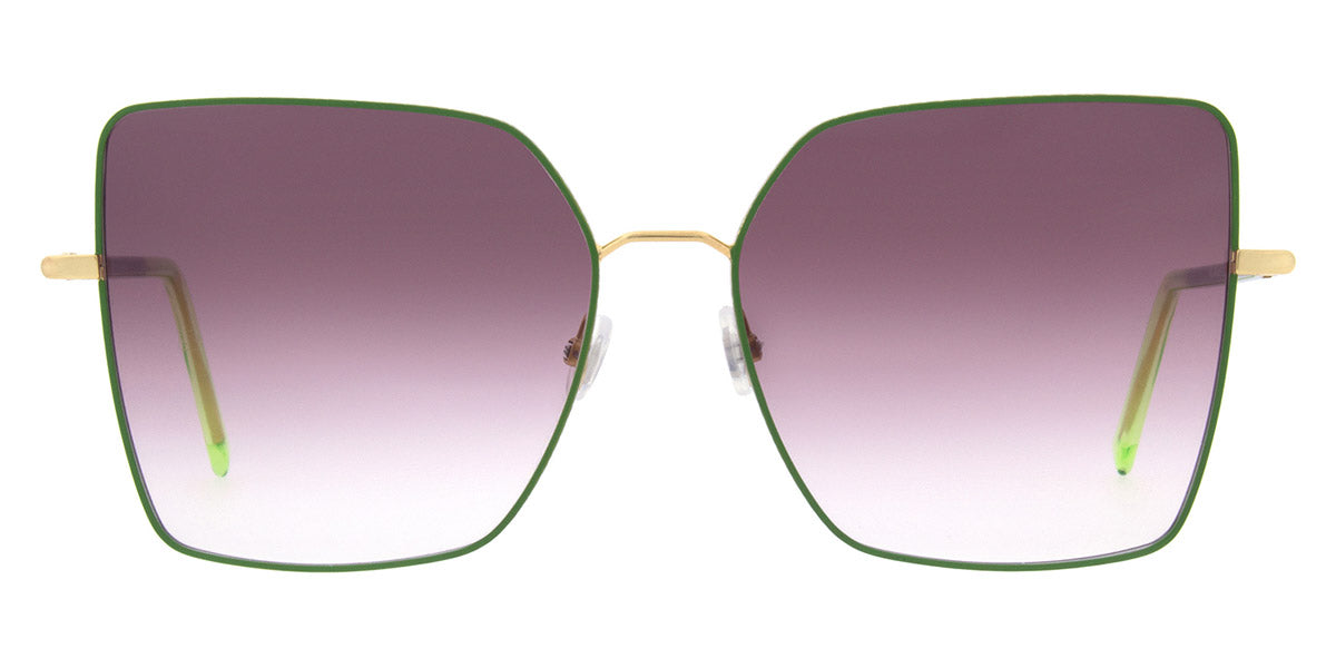 Andy Wolf® Willow Sun ANW Willow Sun 06 59 - Gold/Green Sunglasses