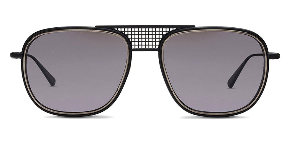 SALT.® X RADFORD RS-500 SAL X RADFORD RS-500 BSAS 55 - Black Sand/Antique Silver/Polarized Black CR-39 Lens Sunglasses
