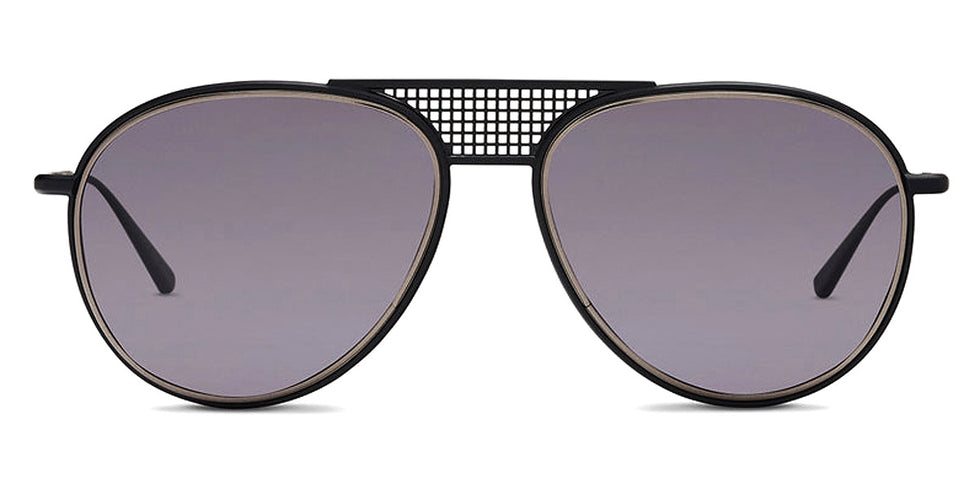 SALT.® X RADFORD RS-600 SAL X RADFORD RS-600 BSAS 59 - Black Sand/Antique Silver/Polarized Black CR-39 Lens Sunglasses