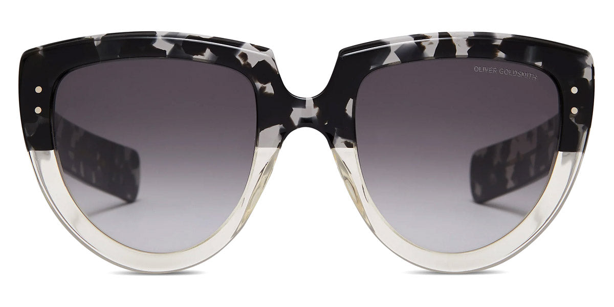 Oliver Goldsmith® Y-NOT OG Y-NOT Black Tortoise Champagne 55 - Black Tortoise Champagne Sunglasses