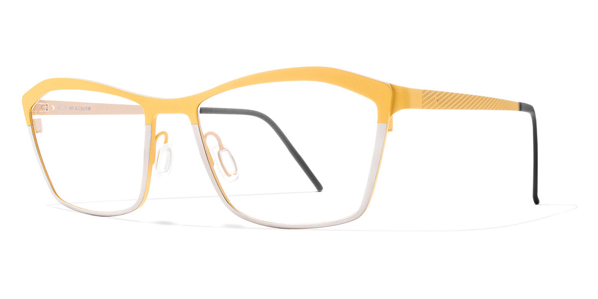 Blackfin® YARMOUTH BLF YARMOUTH 761 53 - Yellow/Silver Eyeglasses