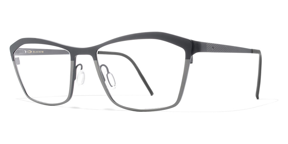Blackfin® YARMOUTH BLF YARMOUTH 767 53 - Dark Blue/Titanium Eyeglasses