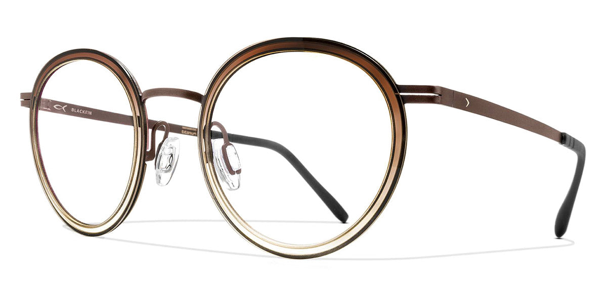 Blackfin® YATES BLF YATES 1417 46 - Brushed Brown/Gradient Brown Eyeglasses