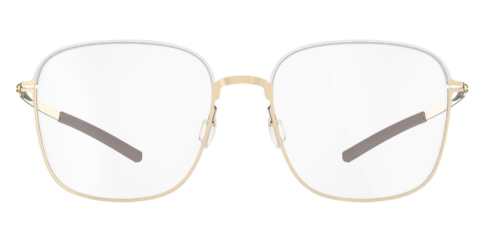 Ic! Berlin® YURI ICB YURI RSGLDWHTBRW 57 - Rose Gold-White Brow Eyeglasses
