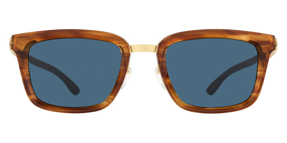 Ic! Berlin® Yutaka ICB Yutaka gla00000000000000345 57 - Matt-Gold-Amber-Brown Sunglasses