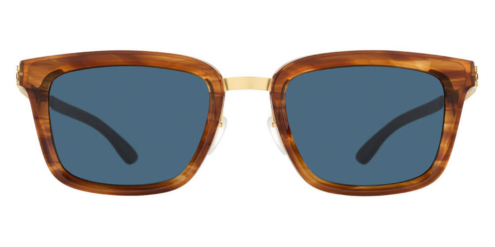 Ic! Berlin® Yutaka ICB Yutaka gla00000000000000345 57 - Matt-Gold-Amber-Brown Sunglasses