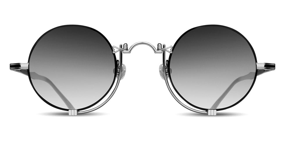 Matsuda® 10601H MTD 10601H Palladium White/Black/Grey Gradient 45 - Palladium White/Black / Grey Gradient Sunglasses