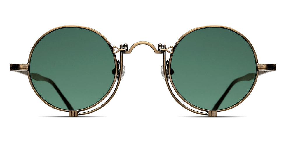Matsuda® 10601H MTD 10601H Shiny Antique Gold/Sage Green 45 - Shiny Antique Gold / Sage Green Sunglasses