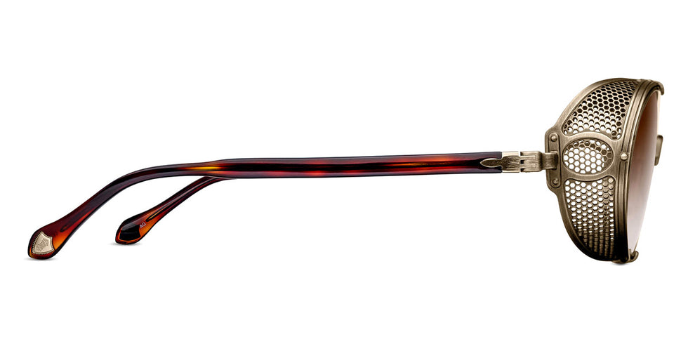 Matsuda® 10610H MTD 10610H Antique Gold/Brown Gradient 51 - Antique Gold / Brown Gradient Sunglasses