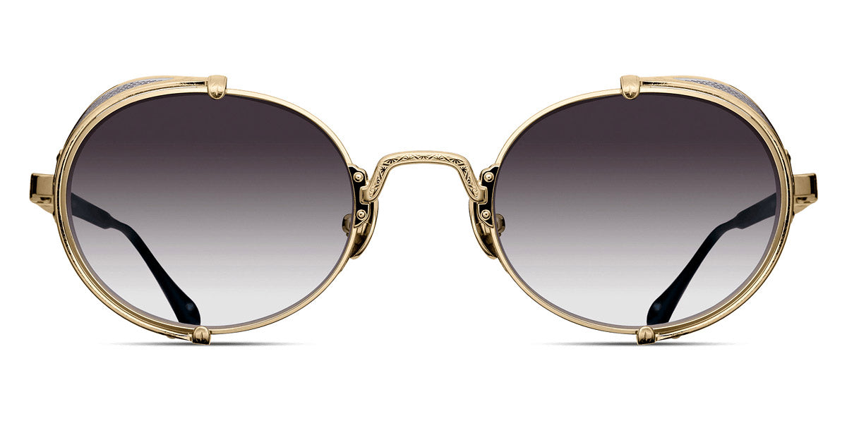 Matsuda® 10610H MTD 10610H Brushed Gold/Grey Gradient 51 - Brushed Gold / Grey Gradient Sunglasses