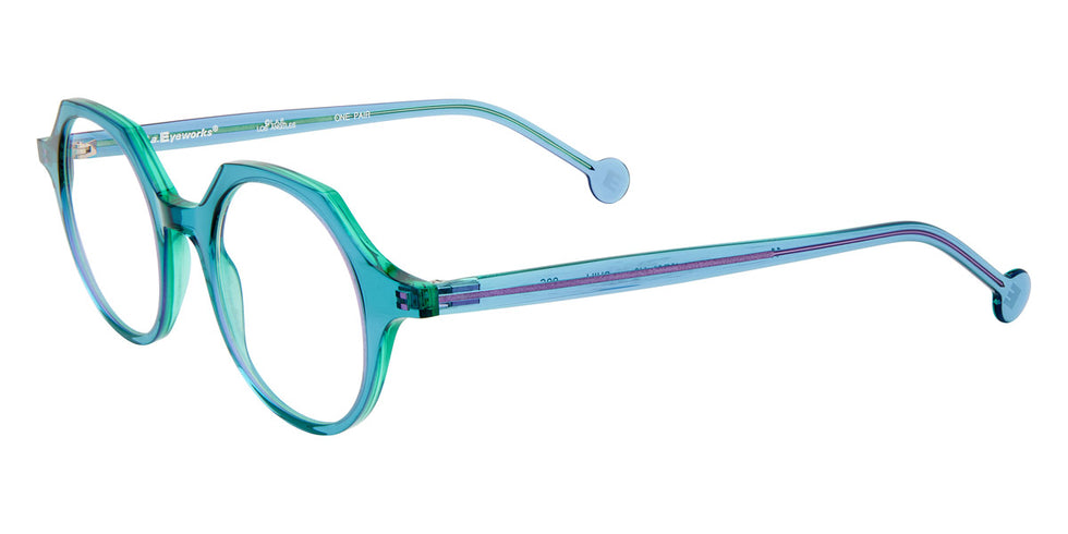 L.A.Eyeworks® QUILL LA QUILL 986 43 - Sea Water Eyeglasses