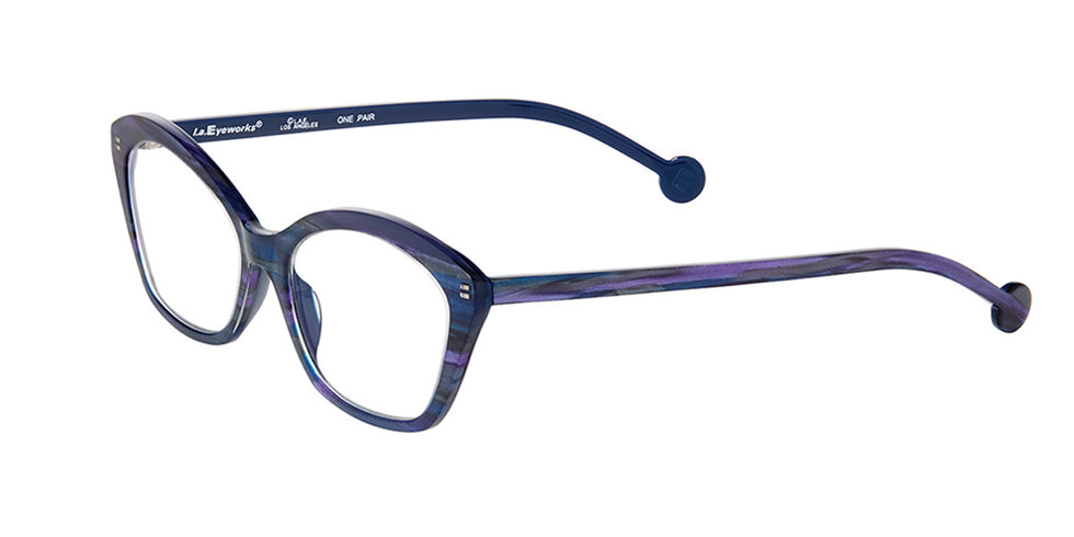 L.A.Eyeworks® PANCAKE LA PANCAKE 909 51 - Larkspur Eyeglasses