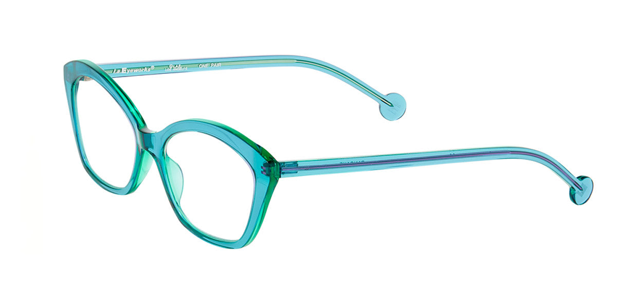 L.A.Eyeworks® PANCAKE LA PANCAKE 986 51 - Sea Water Eyeglasses