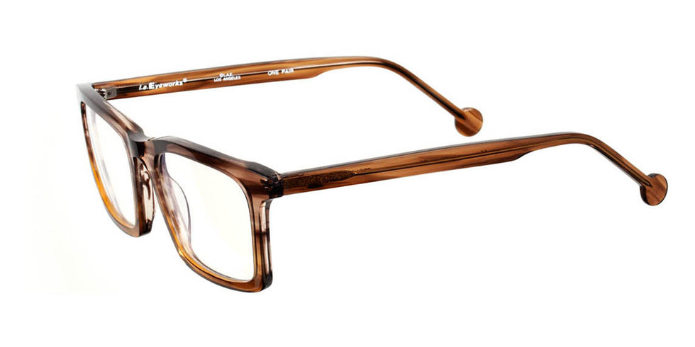 L.A.Eyeworks® BRONCO LA BRONCO 153 52 - Tahiti Tortoise Eyeglasses