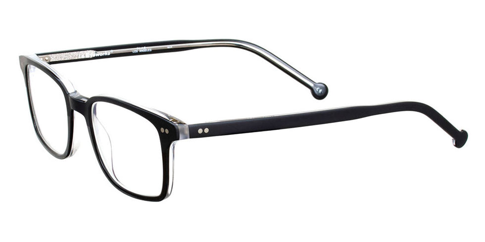 L.A.Eyeworks® TWILL LA TWILL 187 49 - Black Ice Matte Eyeglasses