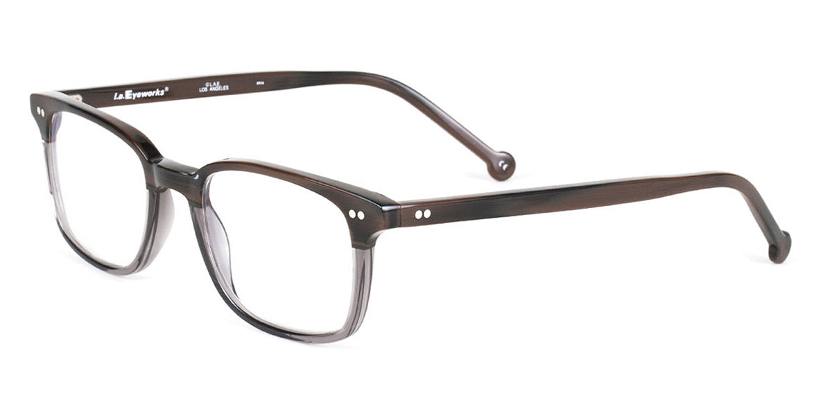 L.A.Eyeworks® TWILL LA TWILL 648 49 - Choco Smoke Split Eyeglasses