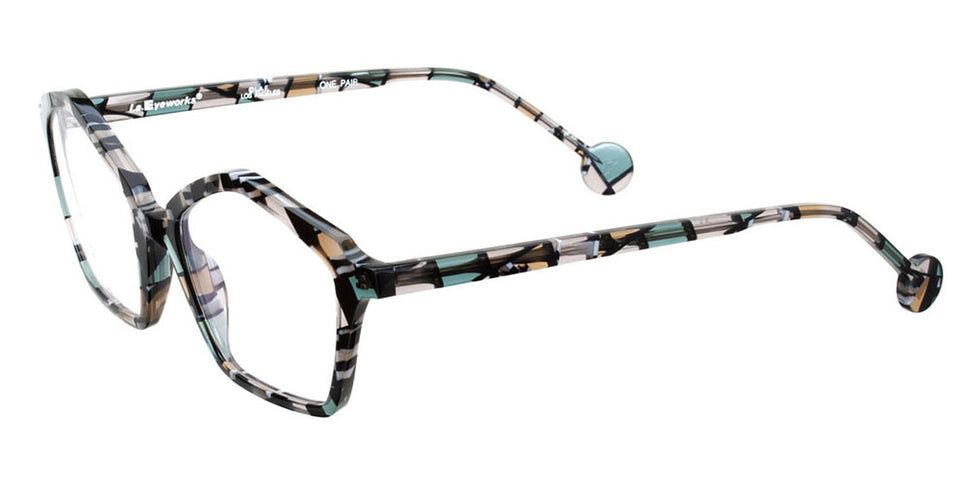 L.A.Eyeworks® WHIRLY BIRD LA WHIRLY BIRD 172 52 - Smokey Mix Eyeglasses